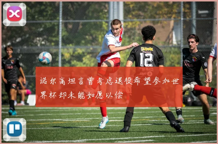 诺尔高坦言曾考虑退役希望参加世界杯却未能如愿以偿